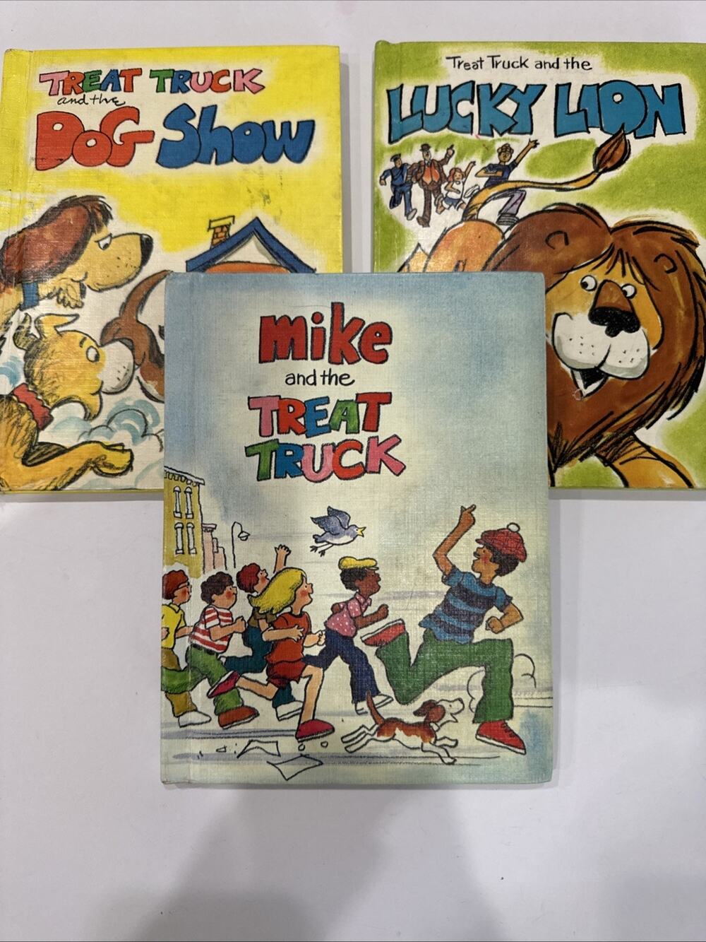 “Treat Truck”Series Lot Of 3 Books 1974 Benefic Press Easy Readers/Children’s